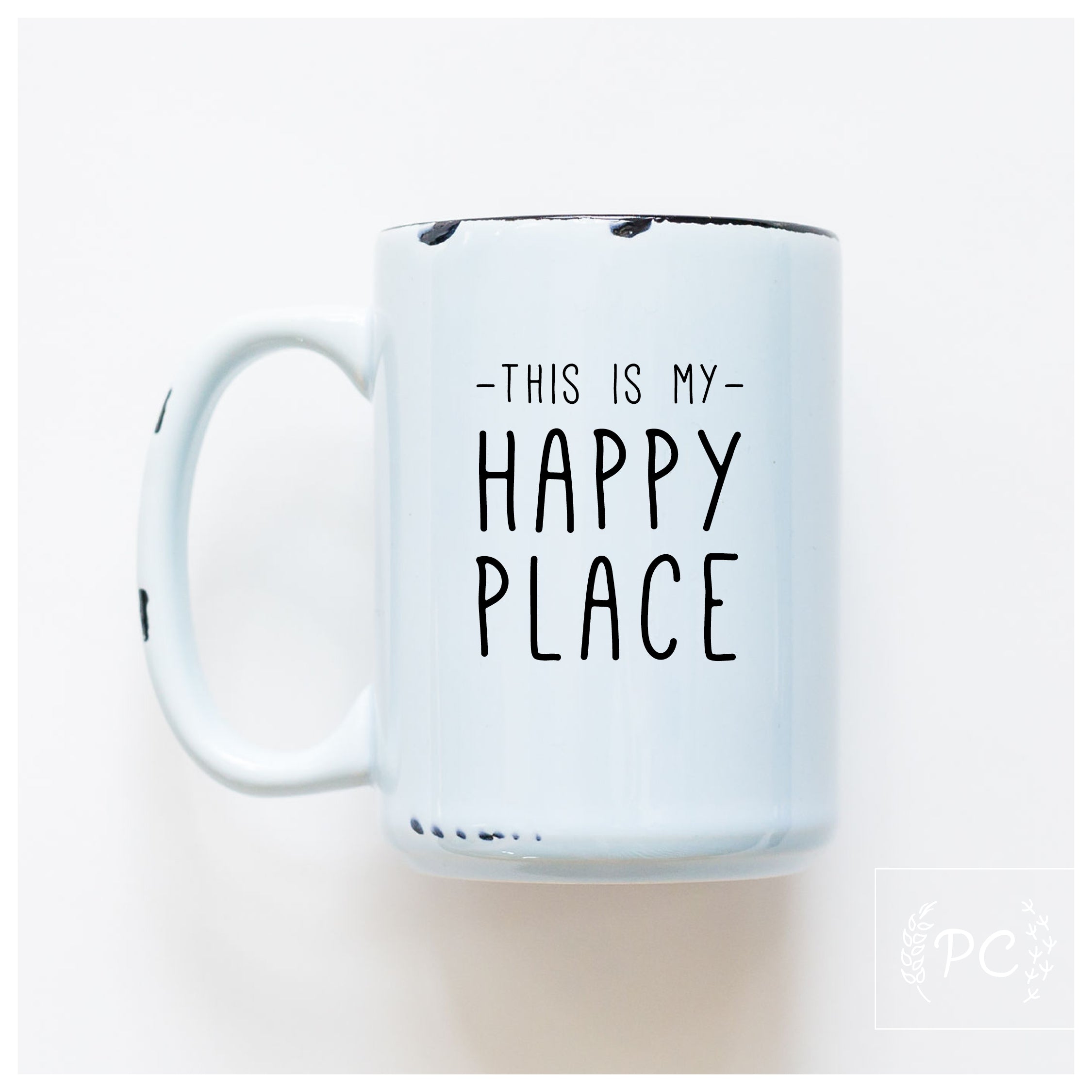 this is my happy place | ceramic mug