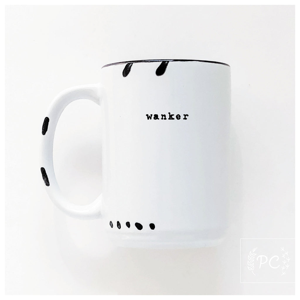 wanker | ceramic mug
