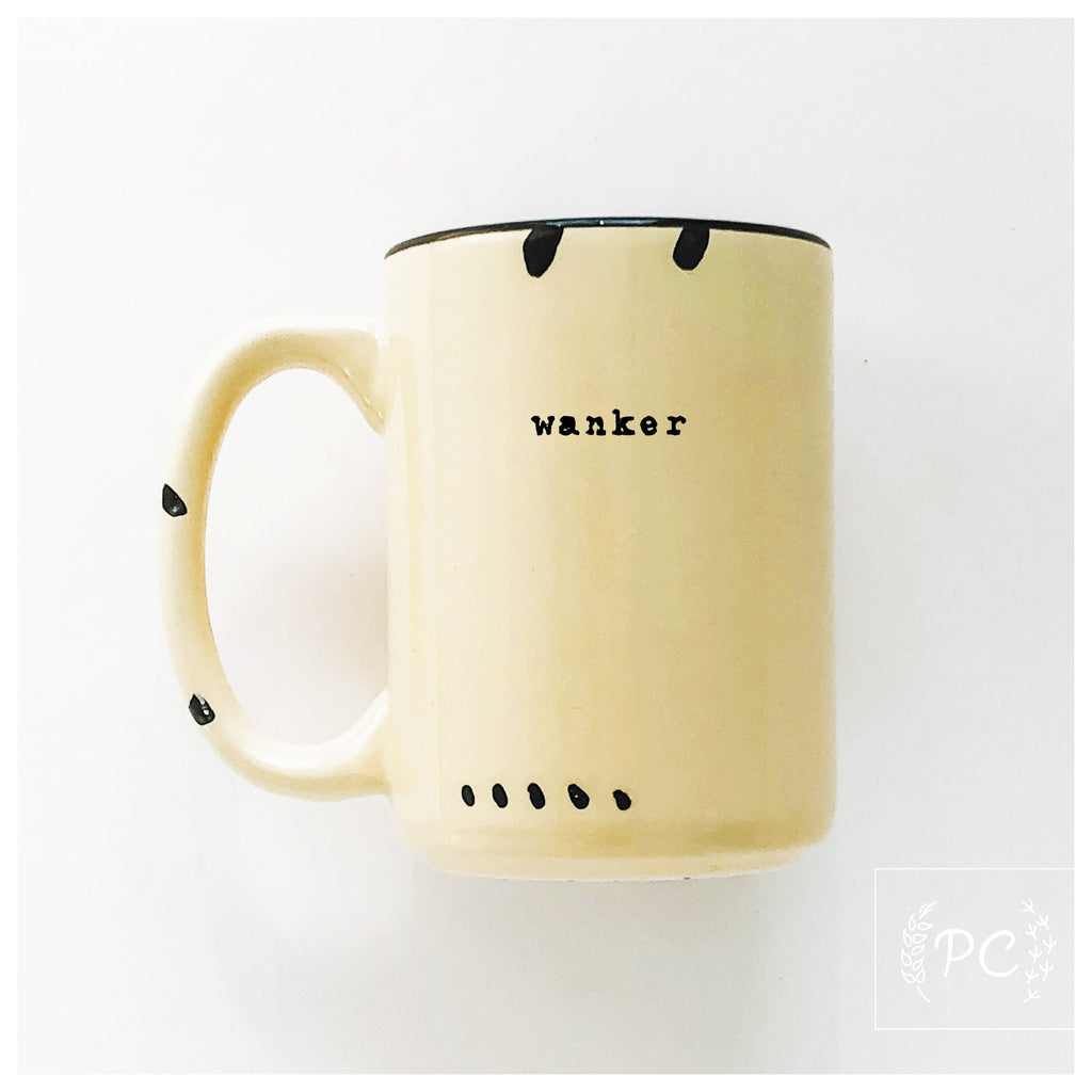 wanker | ceramic mug
