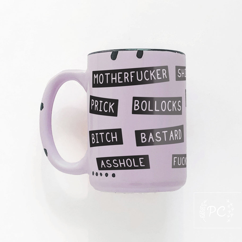 sweary insults | ceramic mug