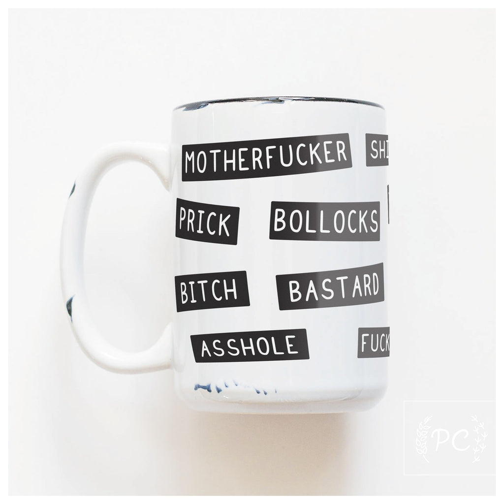 sweary insults | ceramic mug