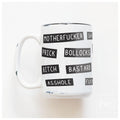 sweary insults | ceramic mug
