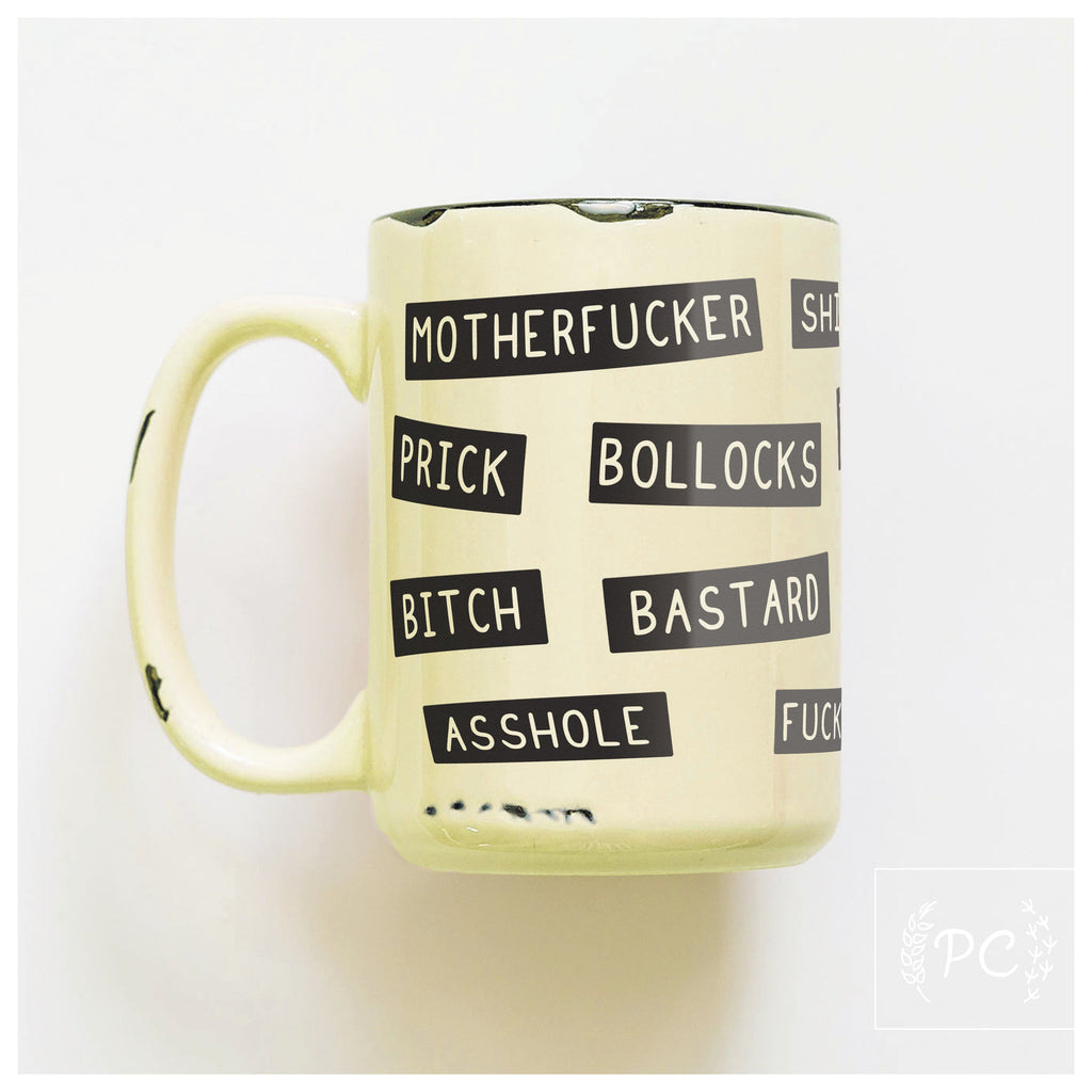 sweary insults | ceramic mug